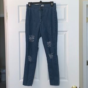 High waisted Garage jeans